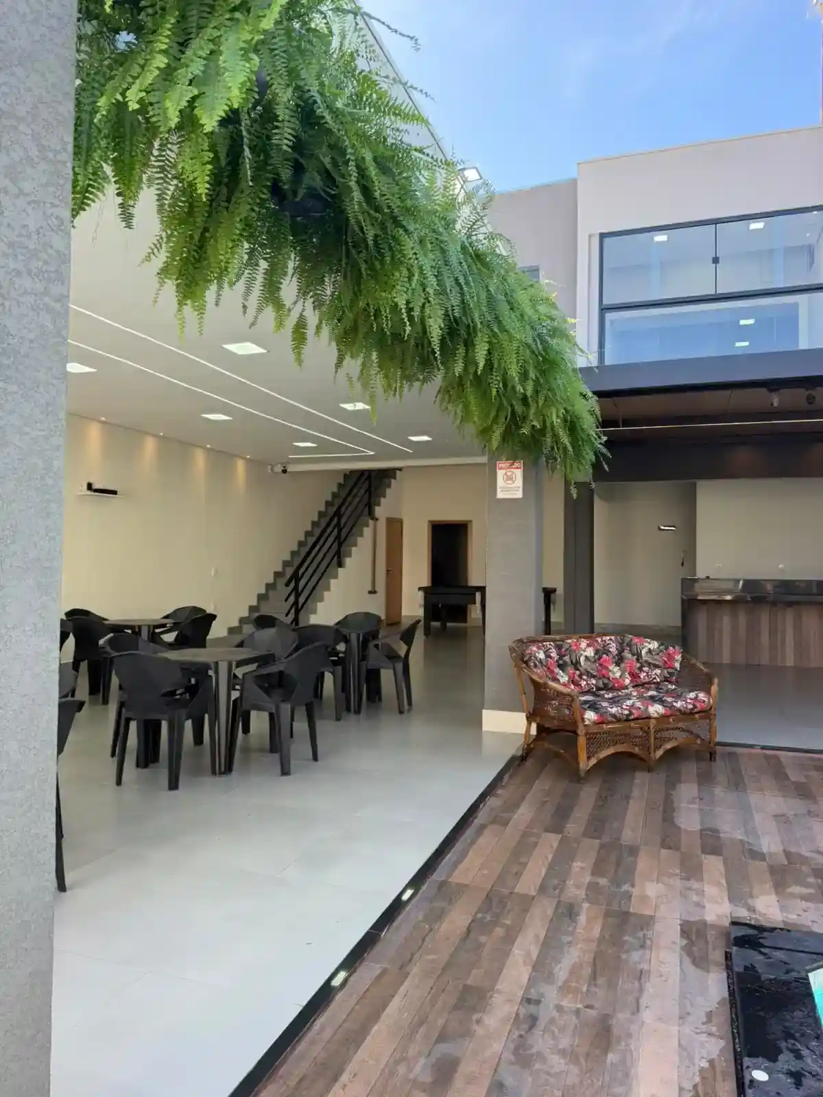 Salão de Festa Morumbi — salão interno preparado para festas no Isas Eventos em Uberlândia
